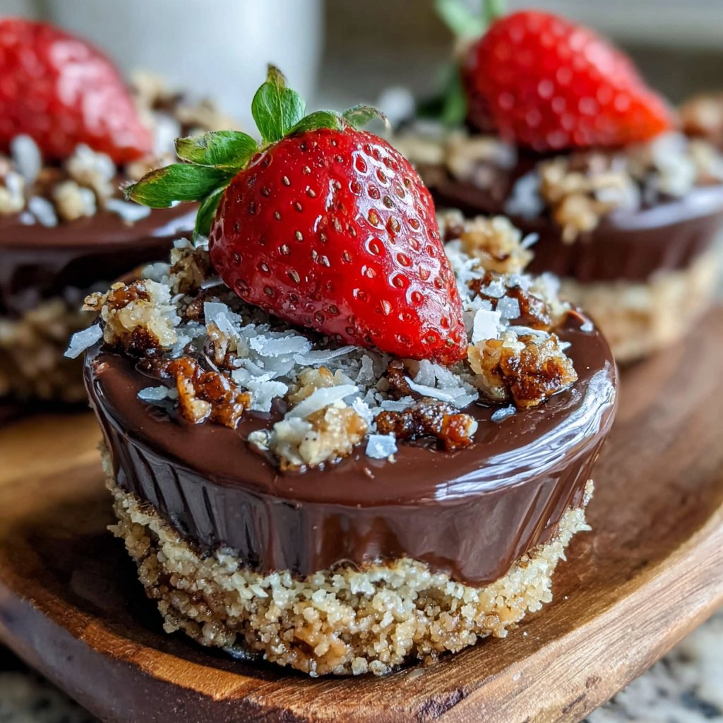 Dubai Chocolate Strawberry Crunch Cups