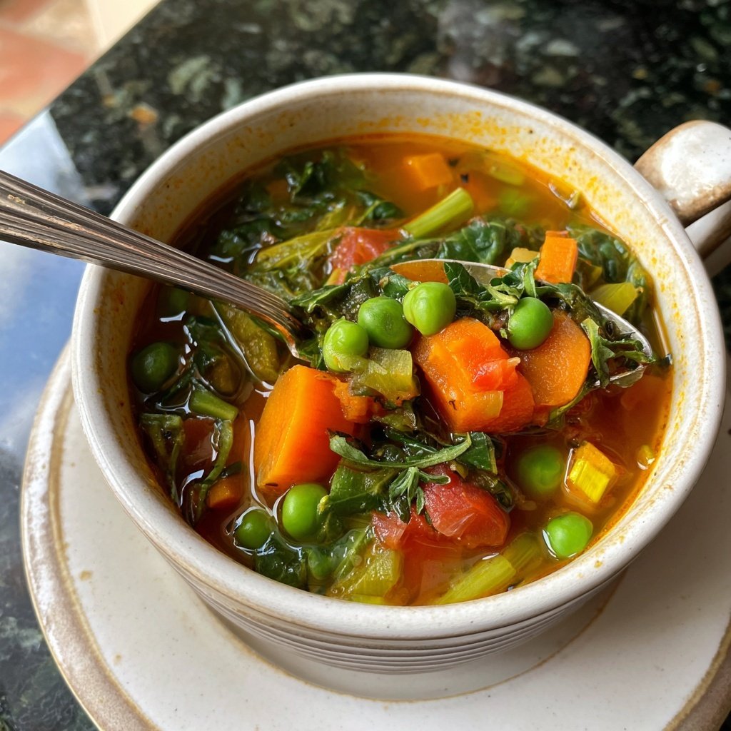 Spring Garden Vegetable Soup