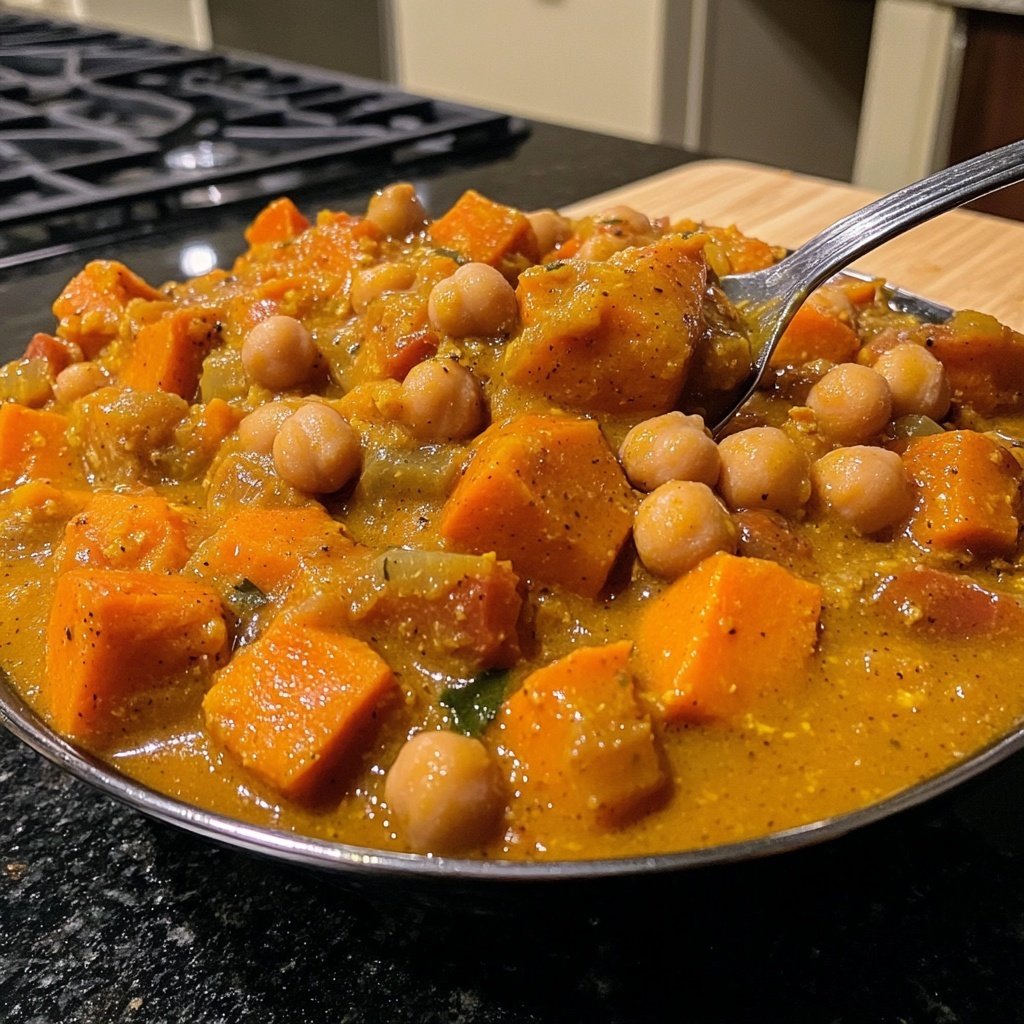 Jamaican Sweet Potato and Chickpea Stew