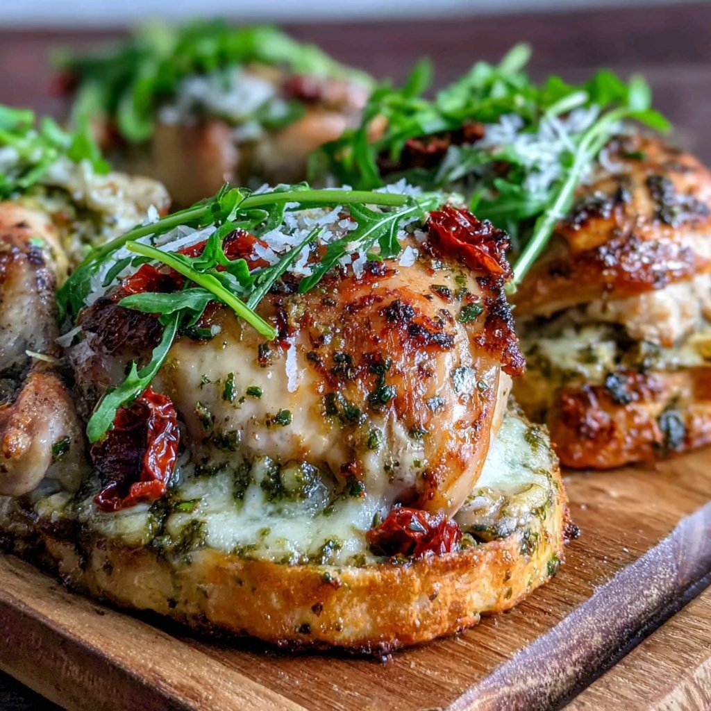 Rotisserie Chicken And Pesto Flatbread