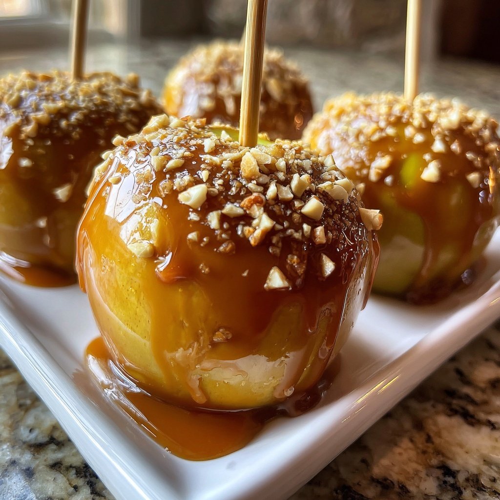 Homemade Caramel Candy Apples