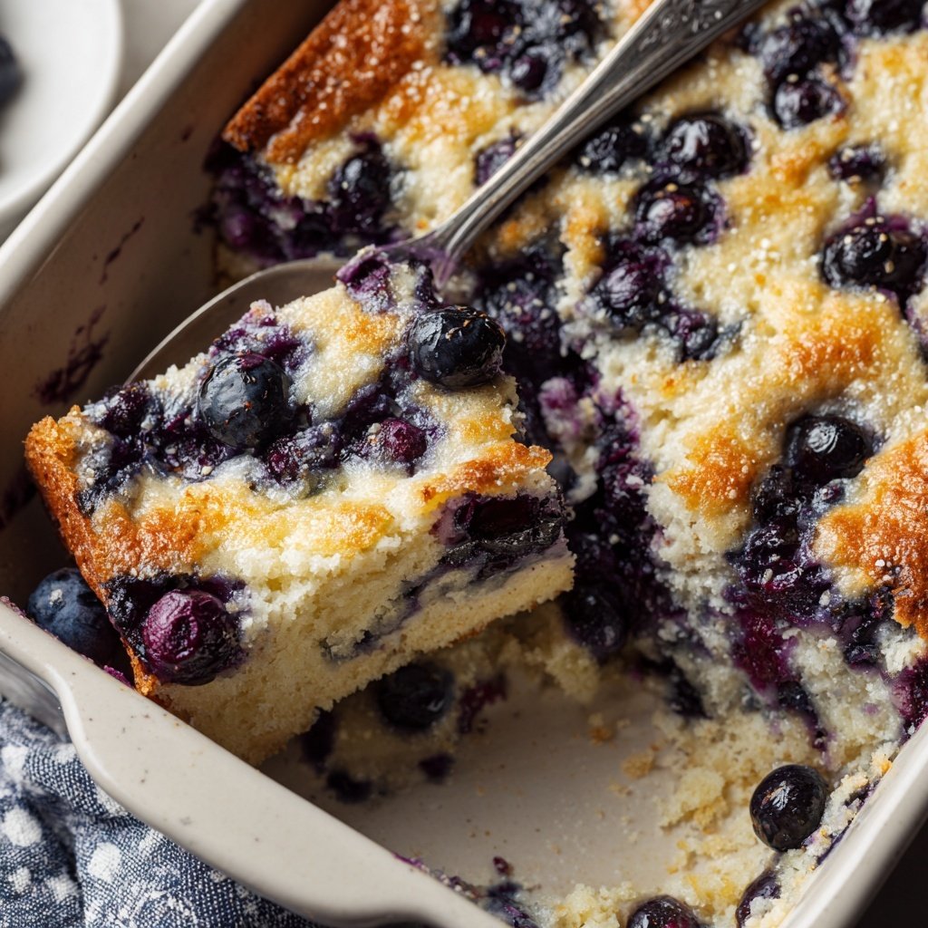 Blueberry Vanilla Yogurt Bake