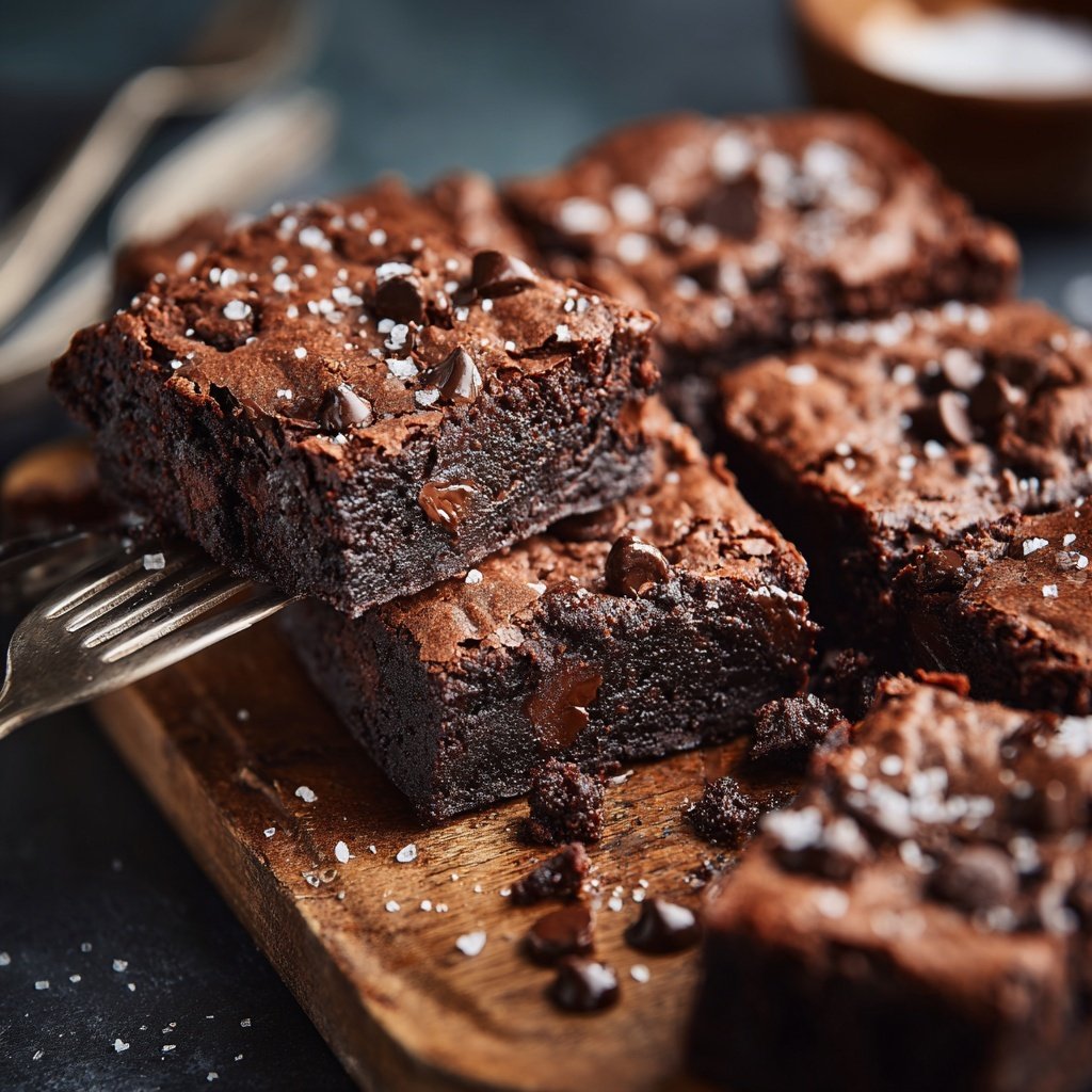 Rich Brownies With Chocolate Chips