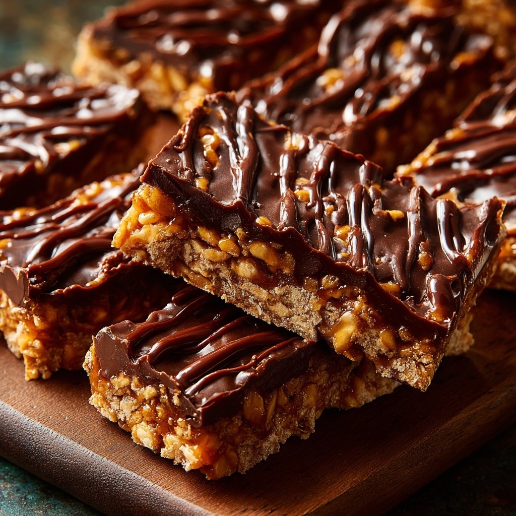 Chocolate Honeycomb Bars
