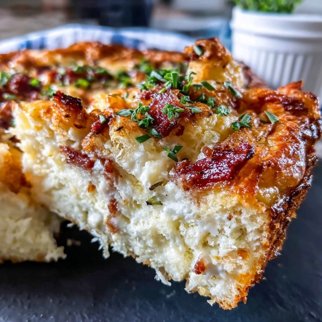 Spring Brunch Ham And Cheese Egg Bake