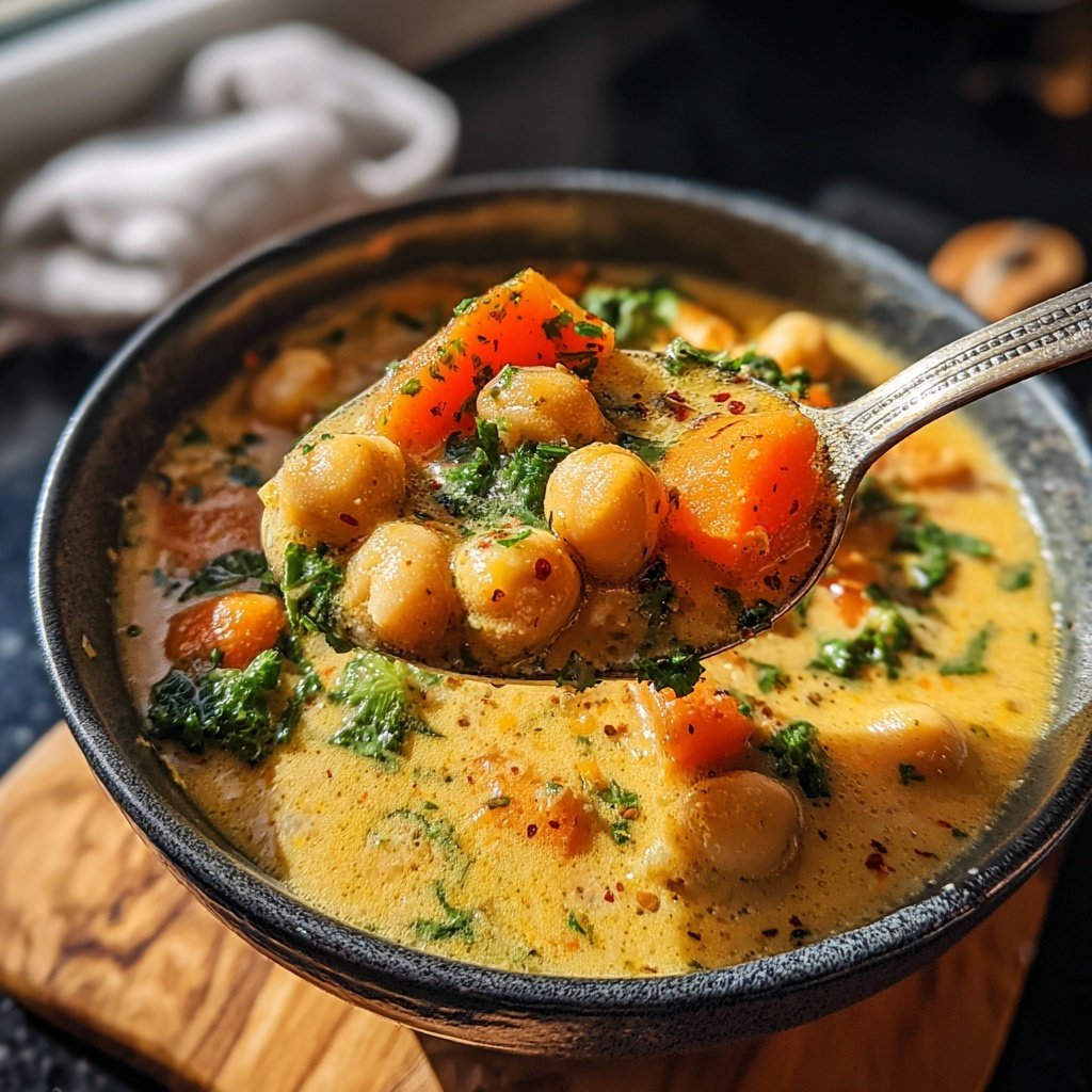 Creamy Lemon Chickpea Stew