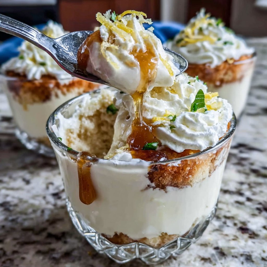 Limoncello Cream Dessert Cups