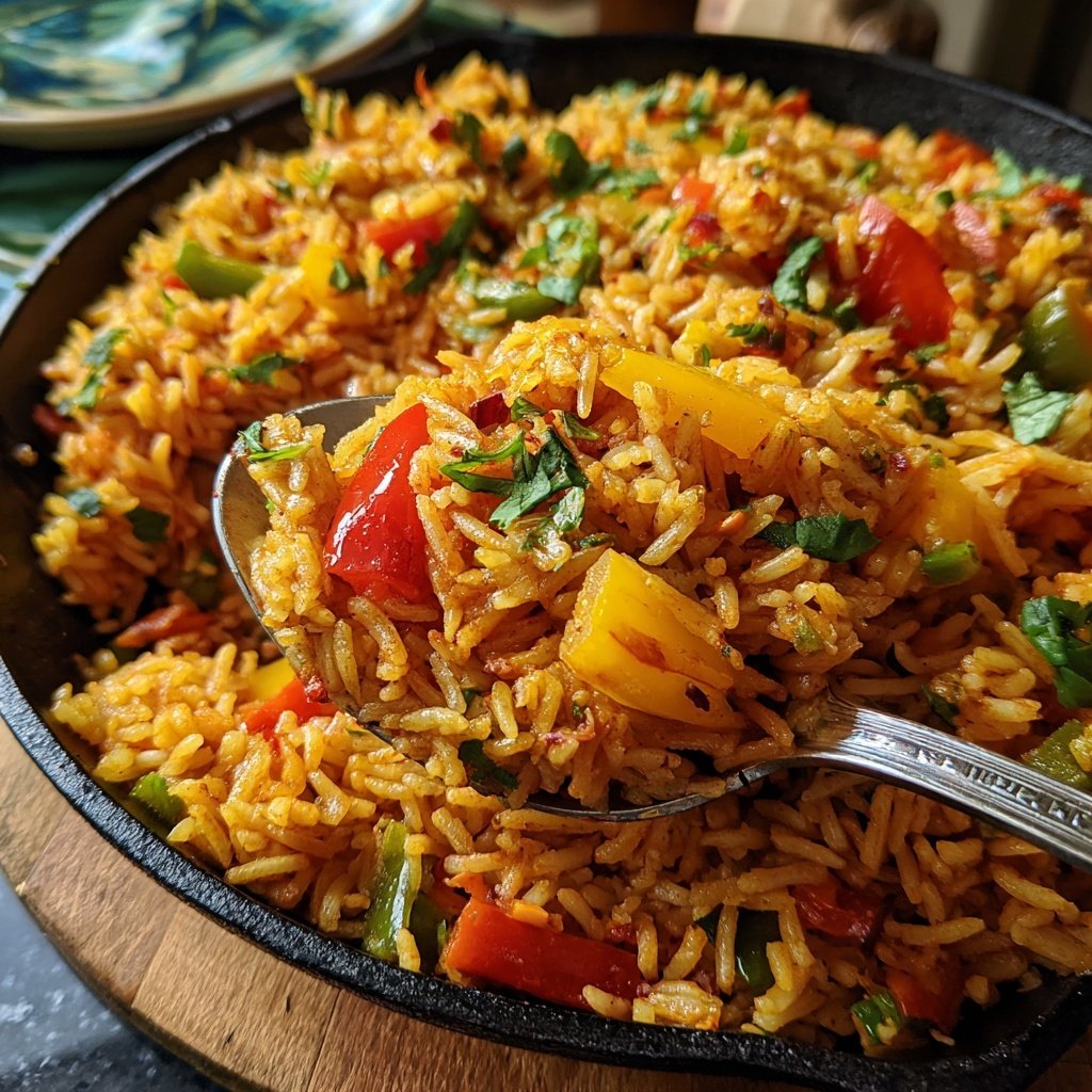 Jamaican Spiced Vegetable Rice