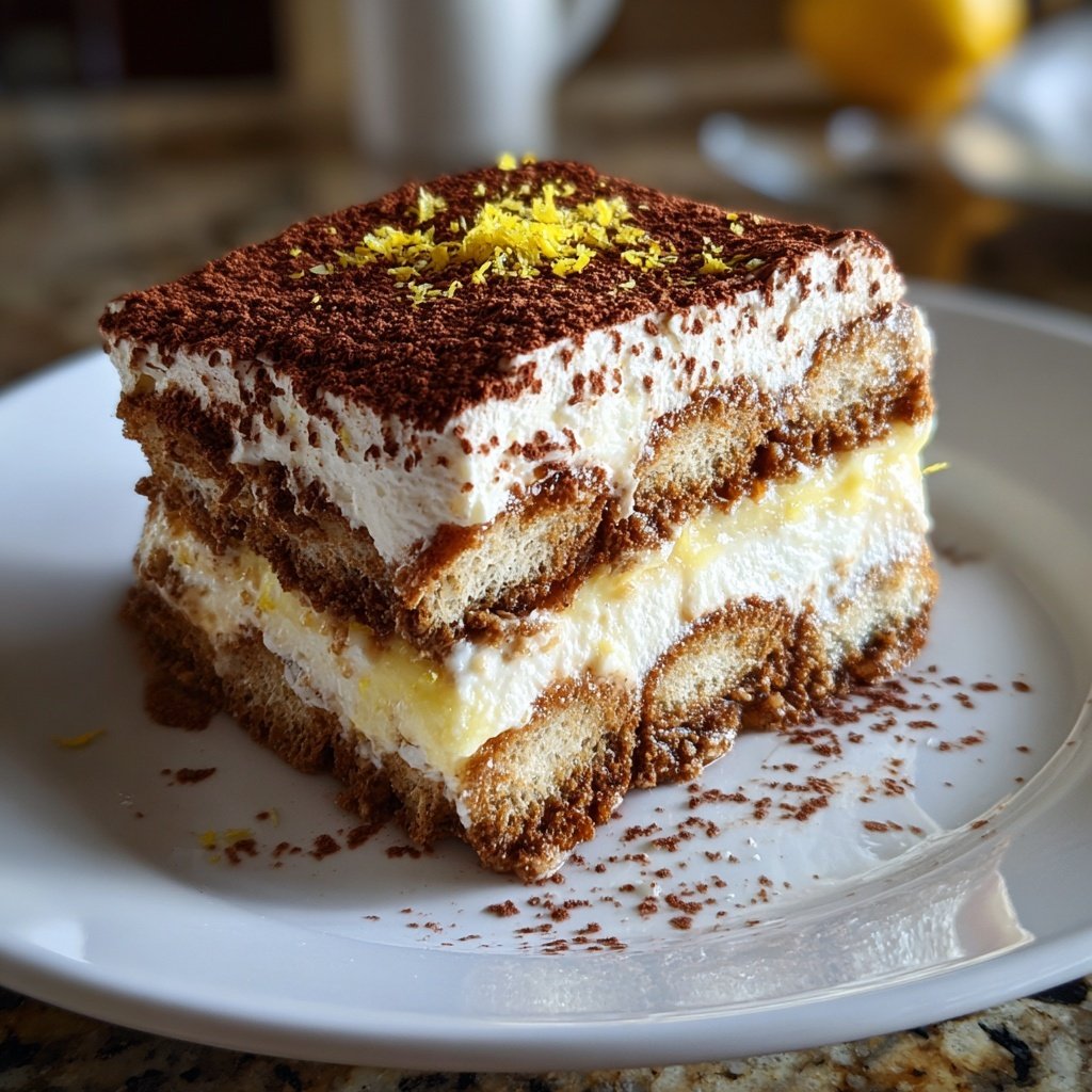 Limoncello Lemon Tiramisu