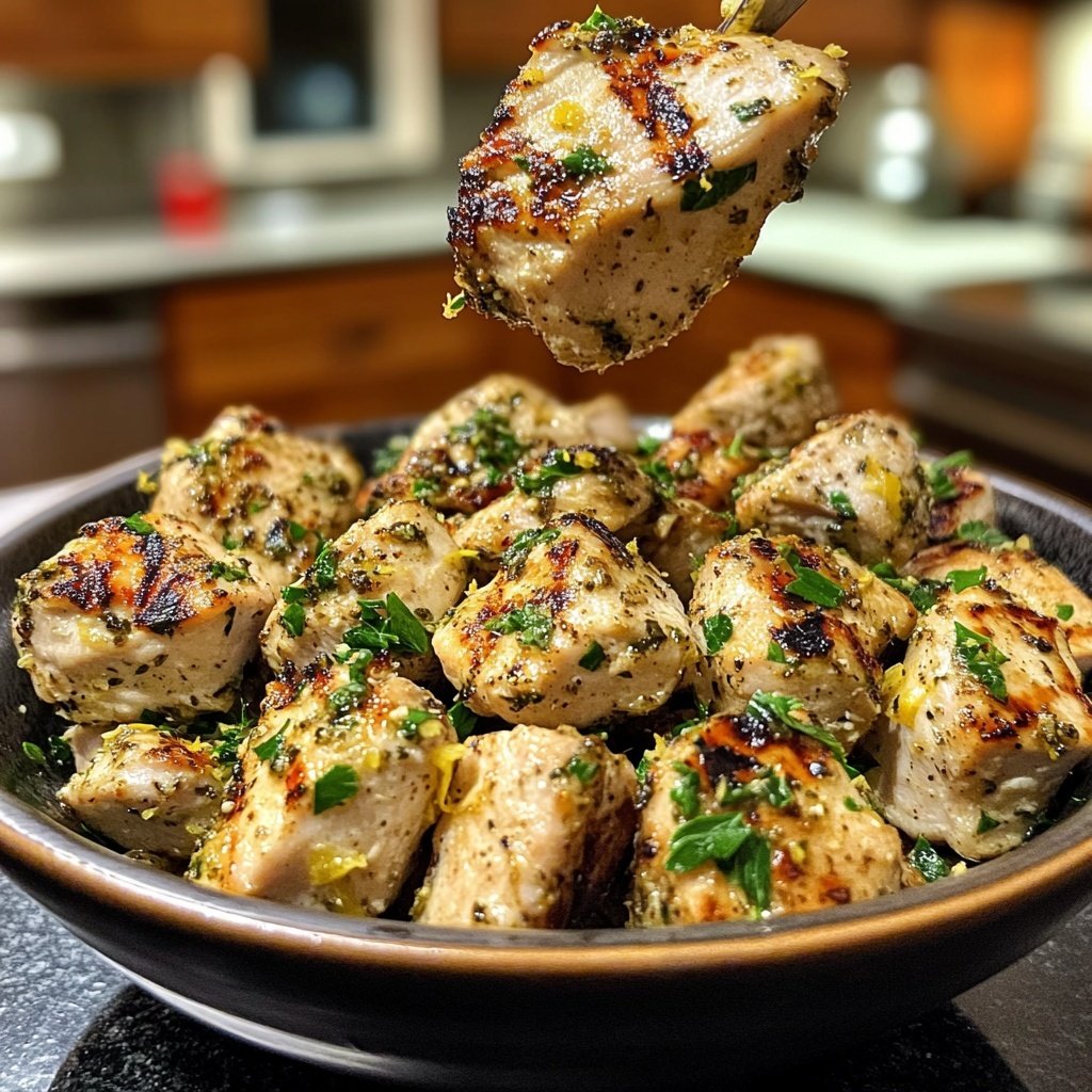 Grilled Lemon Herb Chicken Bowl