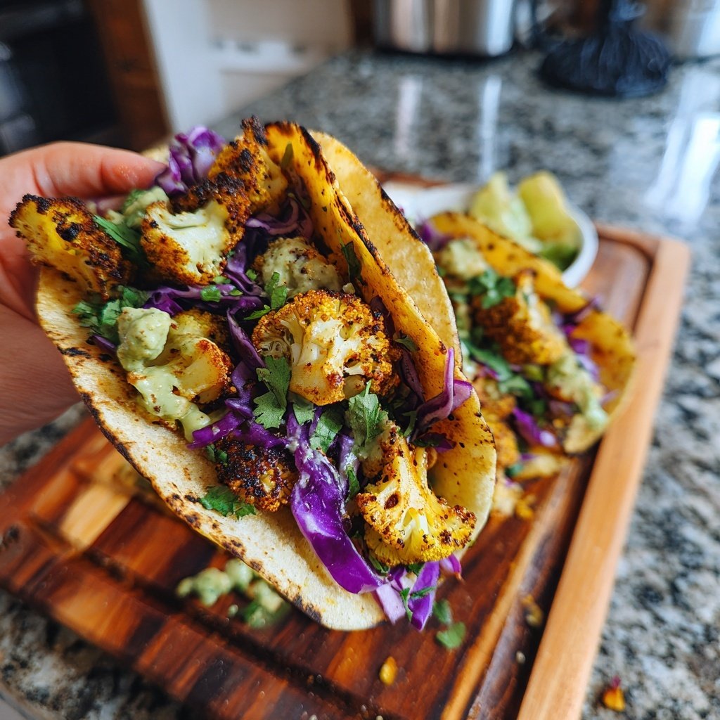 Roasted Cauliflower Tacos