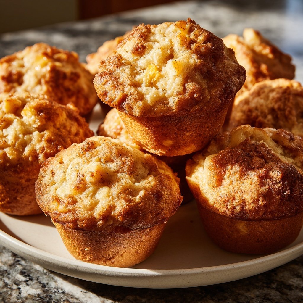 Cinnamon Apple Yogurt Muffins