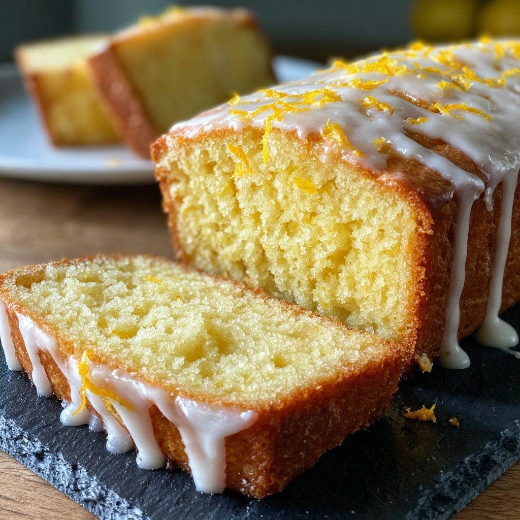 Cottage Cheese Lemon Loaf