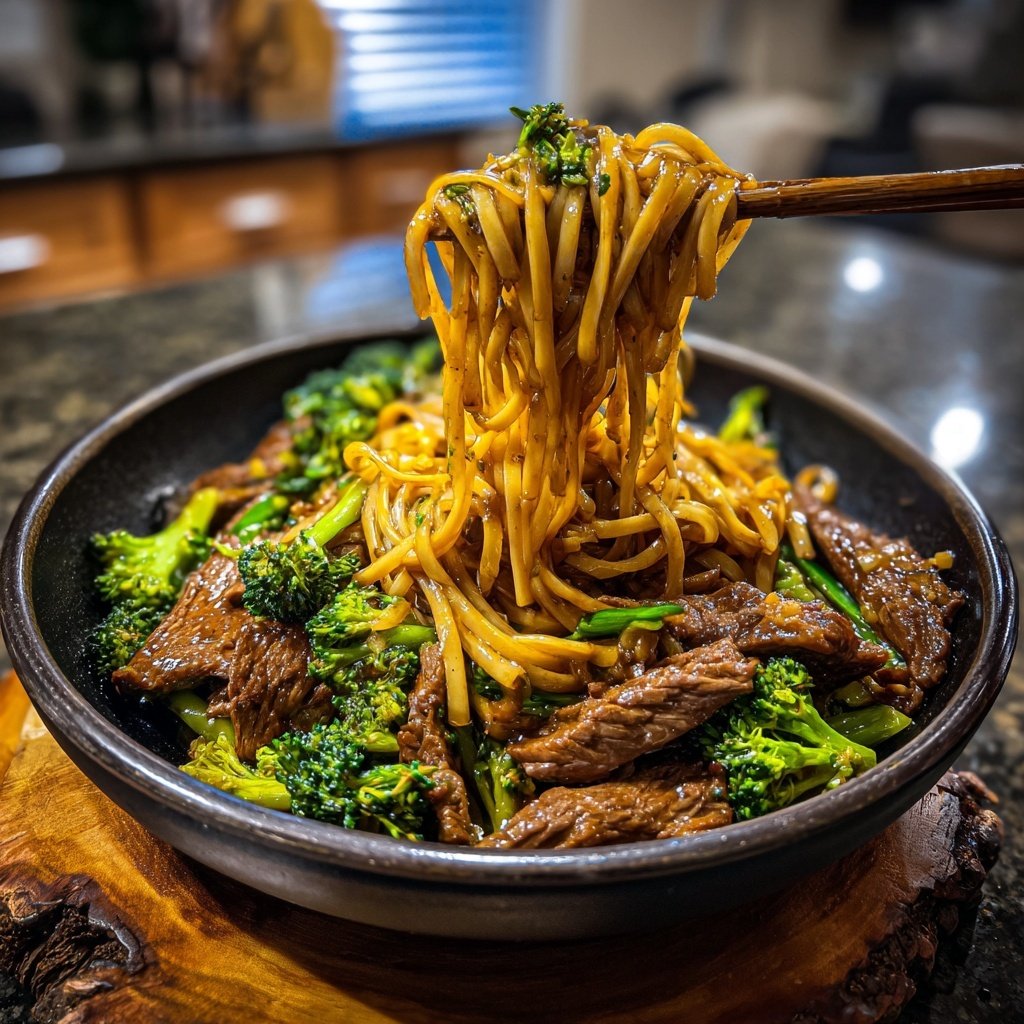 Beef And Broccoli Rice Noodles