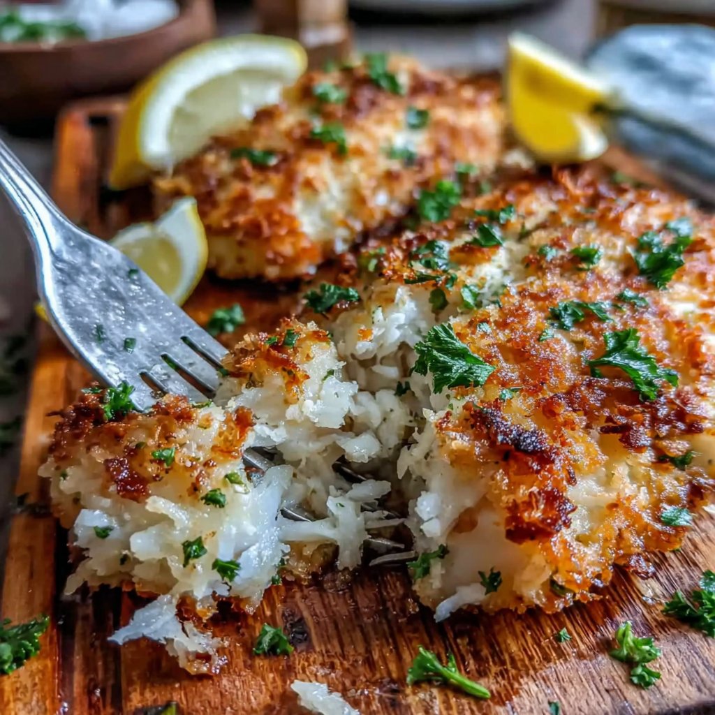 Baked Parmesan Crusted Tilapia